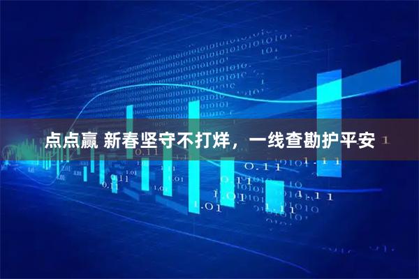 点点赢 新春坚守不打烊，一线查勘护平安