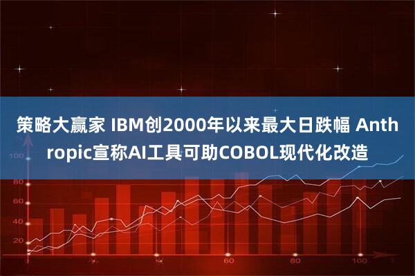 策略大赢家 IBM创2000年以来最大日跌幅 Anthropic宣称AI工具可助COBOL现代化改造