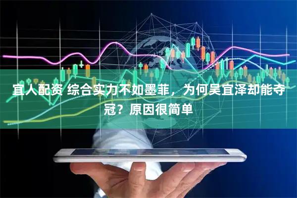 宜人配资 综合实力不如墨菲，为何吴宜泽却能夺冠？原因很简单